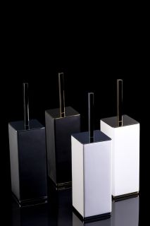 Щётка для туалета Boheme чёрный/хром 10949-В-CR